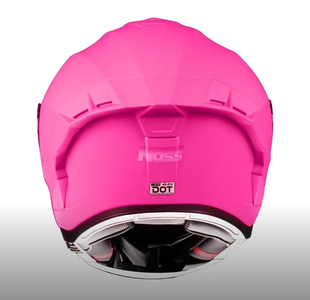 CASCO INTEGRAL NOSS NS816 ROSA MATE