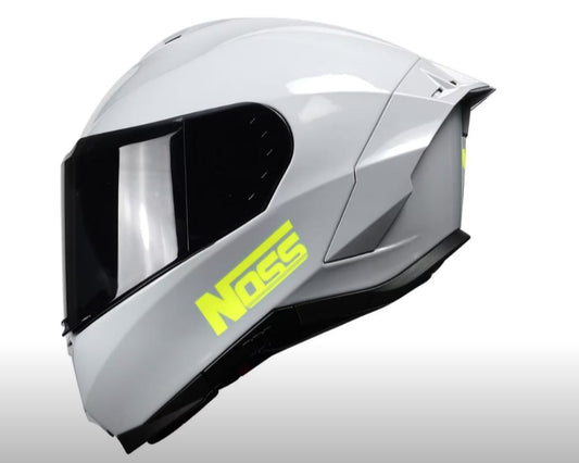 CASCO INTEGRAL NOSS NS 816 GRIS BRILLOSO