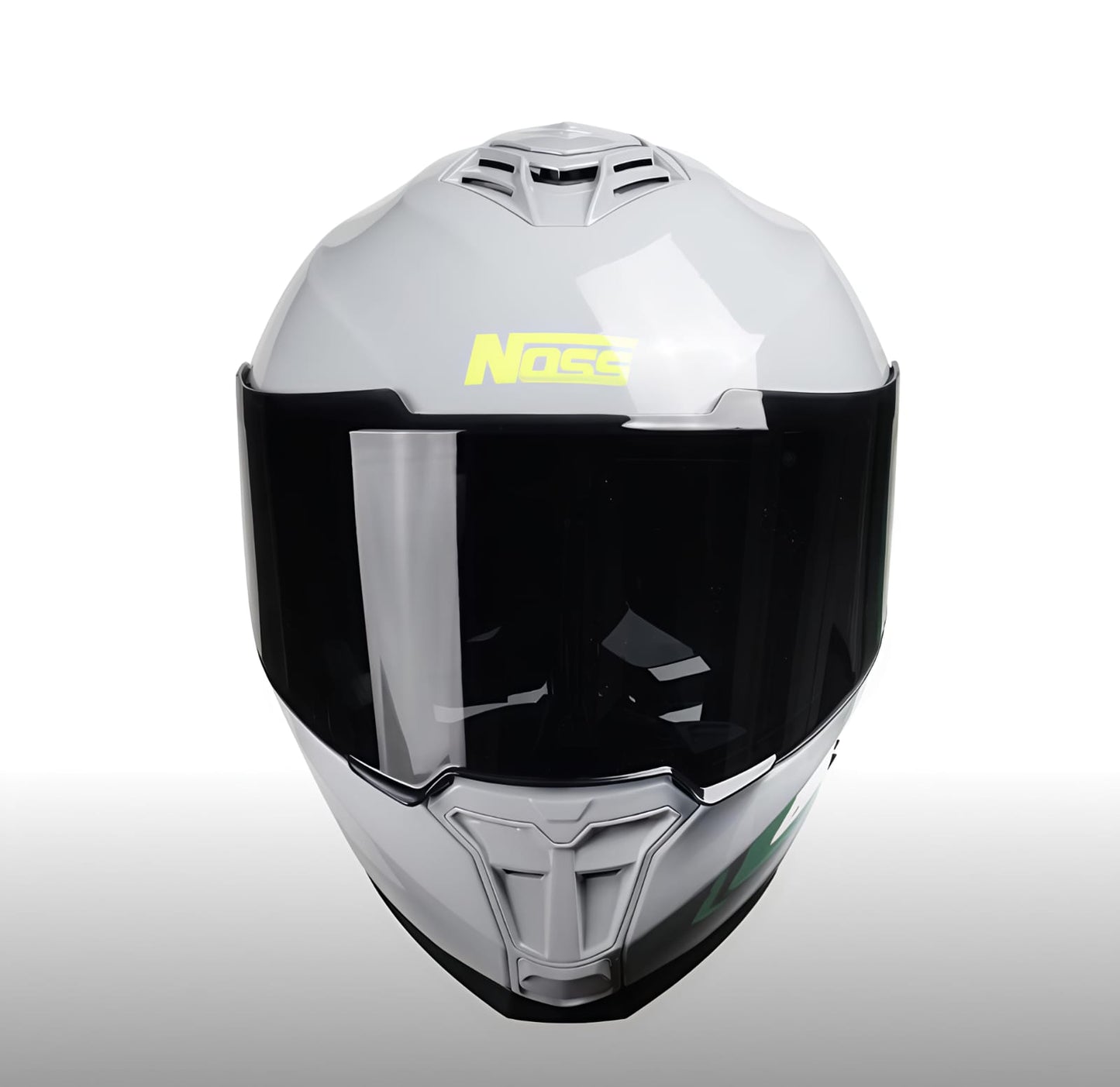 CASCO INTEGRAL NOSS NS 816 GRIS BRILLOSO