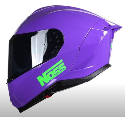 CASCO INTEGRAL NOSS NS 816 MORADO BRILLOSO