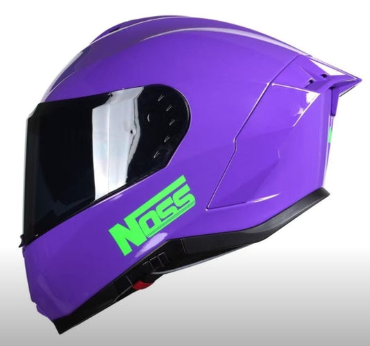CASCO INTEGRAL NOSS NS 816 MORADO BRILLOSO
