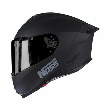 CASCO INTEGRAL NOSS NS 816 NEGRO MATE