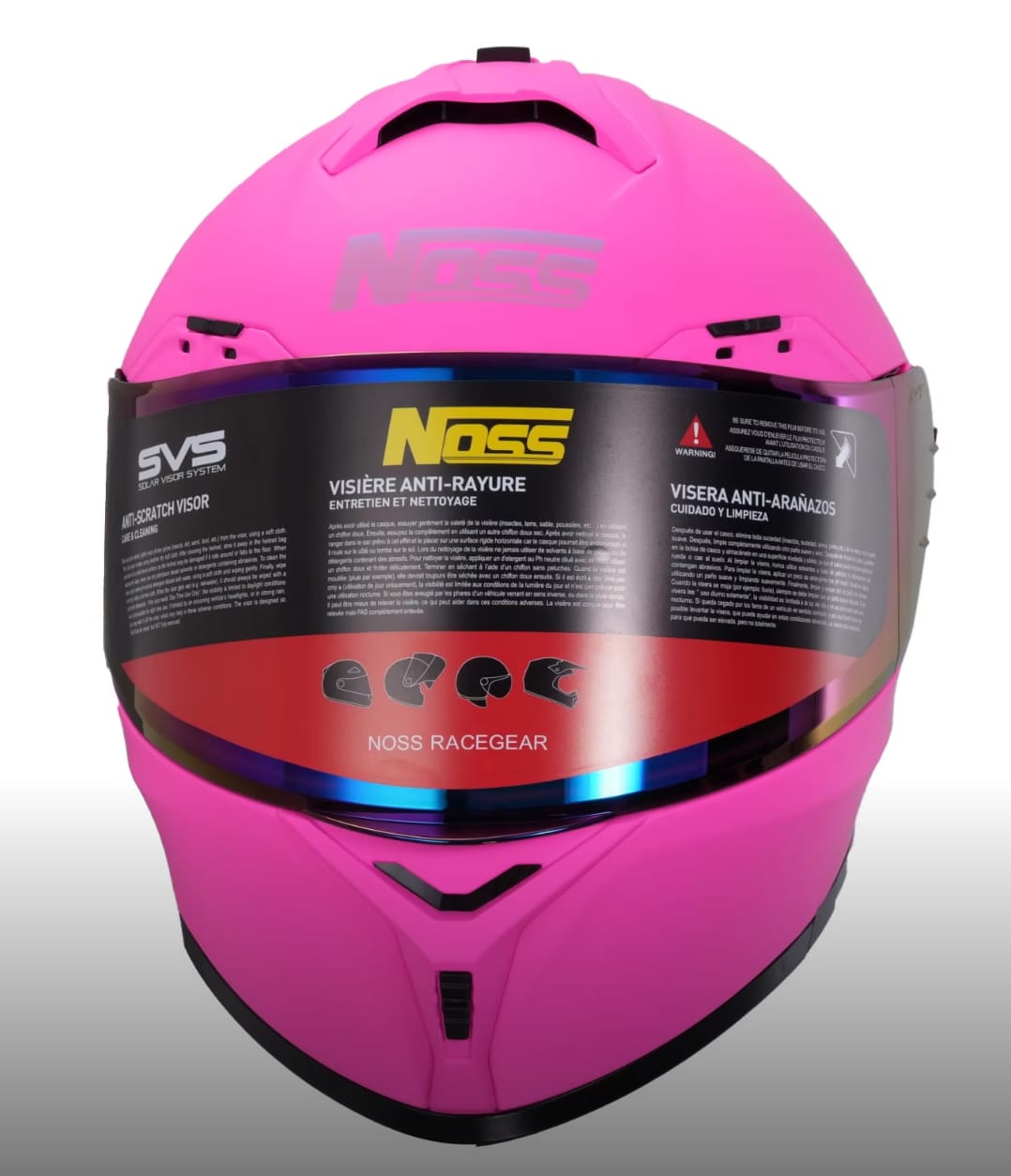 CASCO ABATIBLE NOSS NX90 ROSA MATE