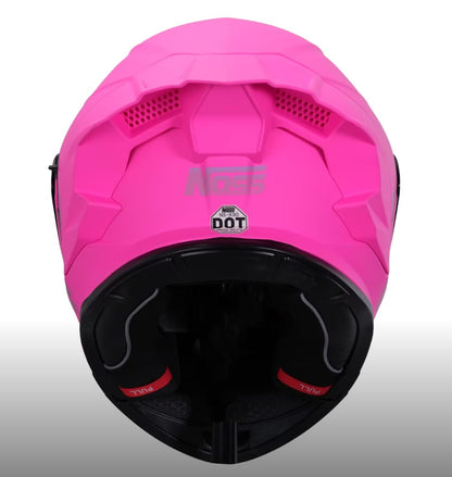 CASCO ABATIBLE NOSS NX90 ROSA MATE