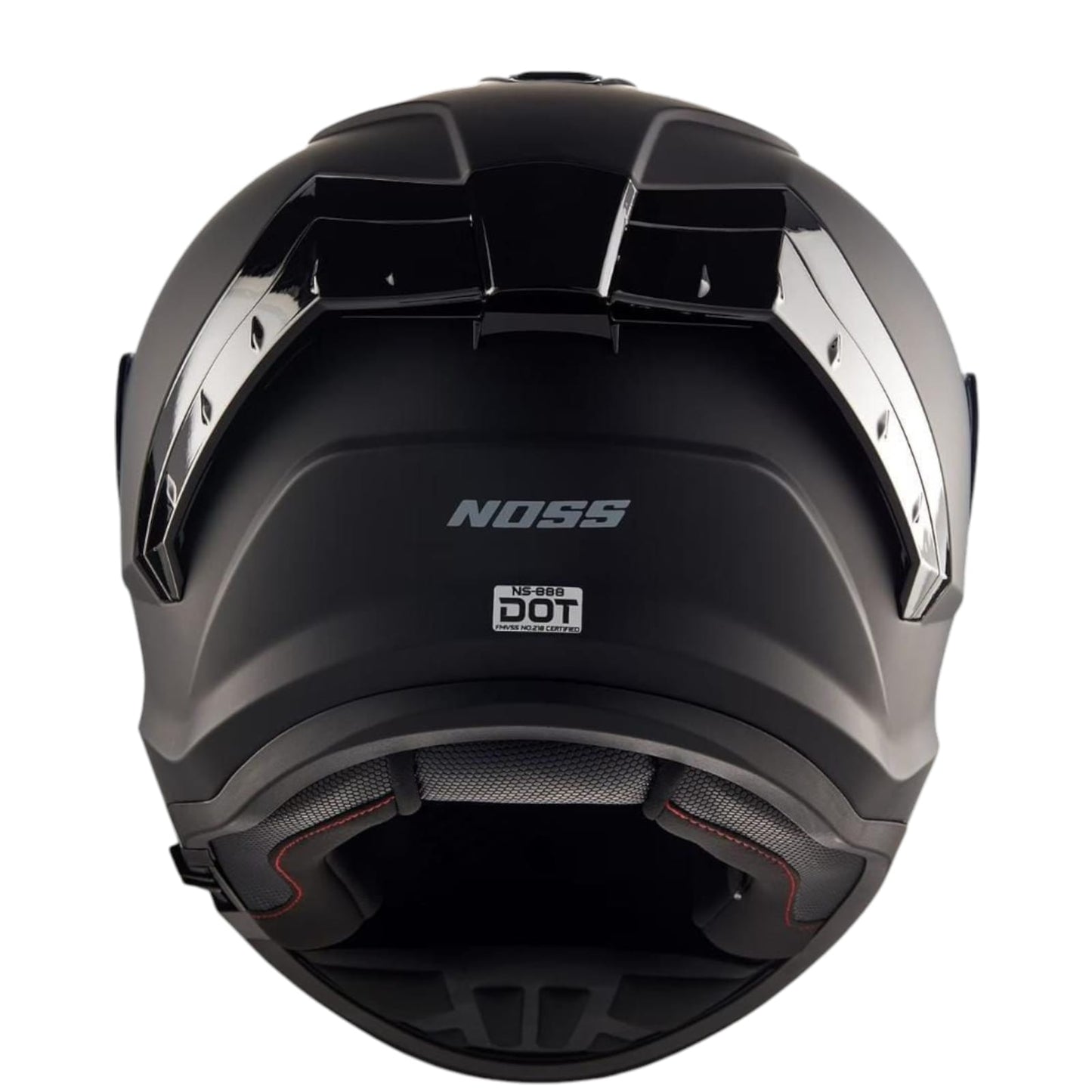 CASCO INTEGRAL NOSS NS 888 NEGRO MATE