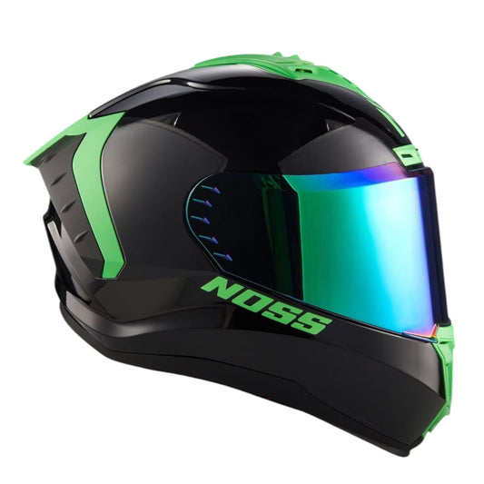 CASCO INTEGRAL NOSS NS 888 NEGRO-VERDE