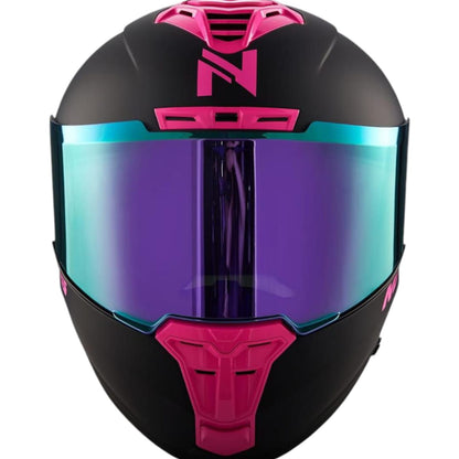 CASCO INTEGRAL NOSS NS 888 NEGRO-ROSA