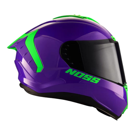CASCO INTEGRAL NOSS NS 888 MORADO-VERDE