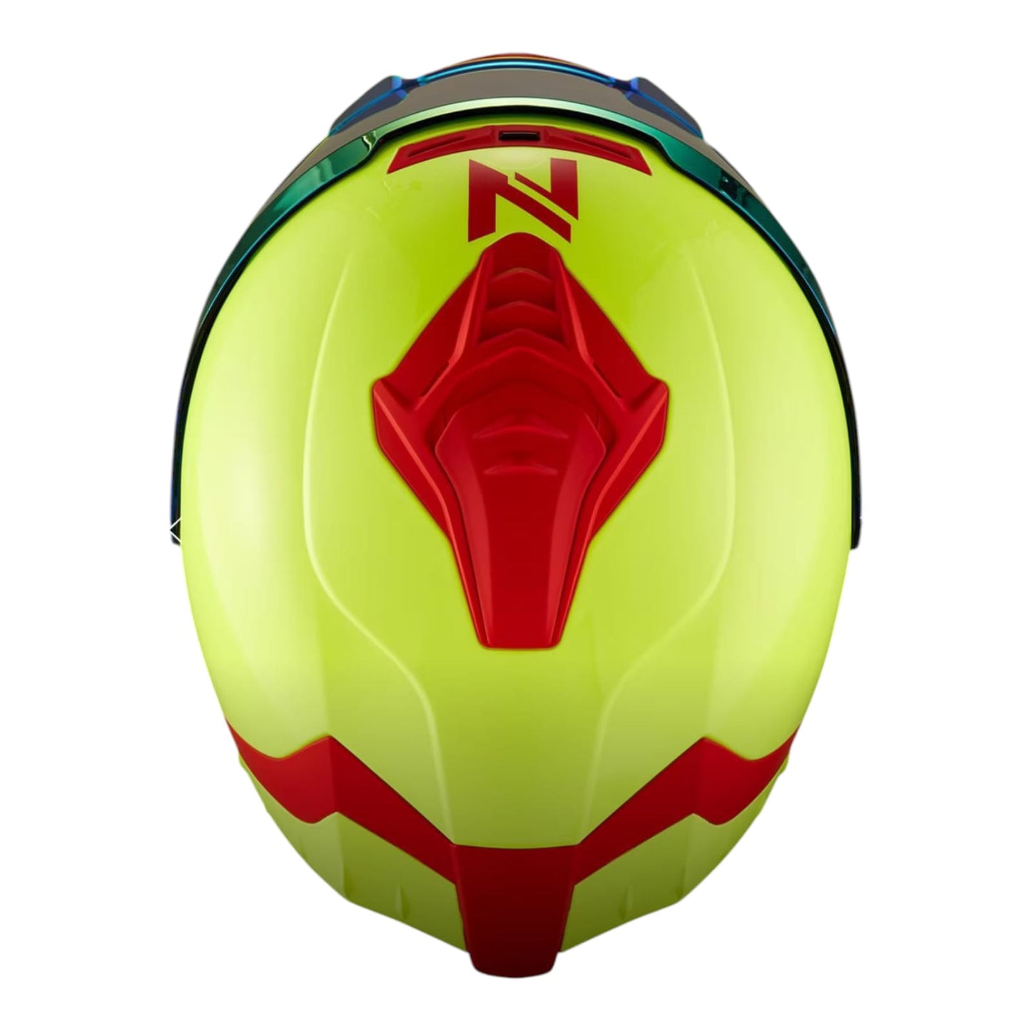 CASCO INTEGRAL NOSS NS 888 AMARILLO-ROJO