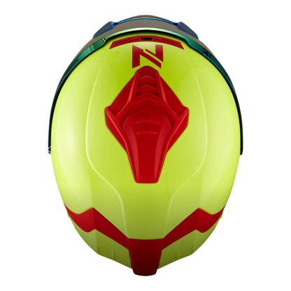 CASCO INTEGRAL NOSS NS 888 AMARILLO-ROJO