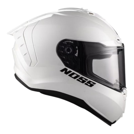 CASCO INTEGRAL NOSS NS 888 BLANCO BRILLOSO